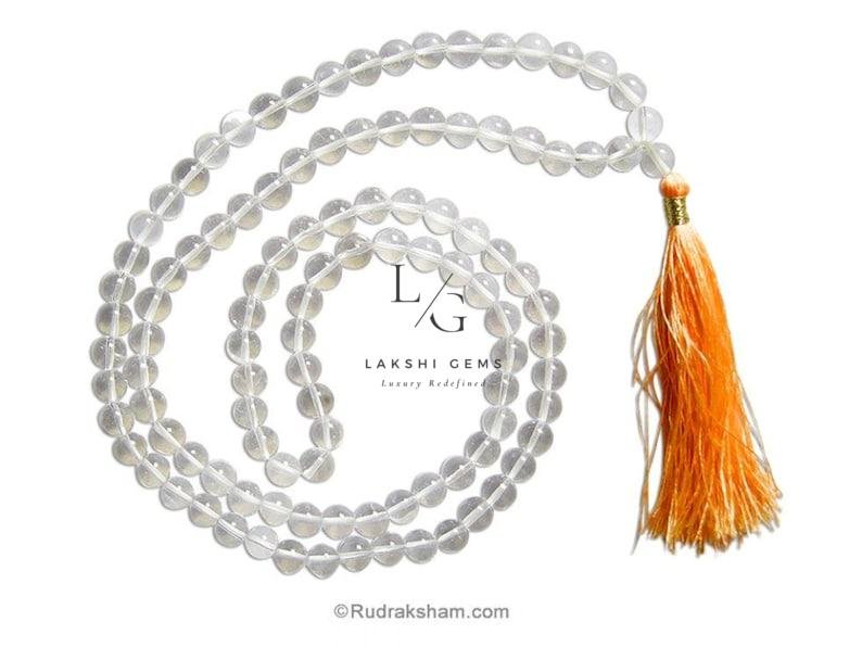 Crystal / Sphatik – Diamond Cut Mala - Image 4