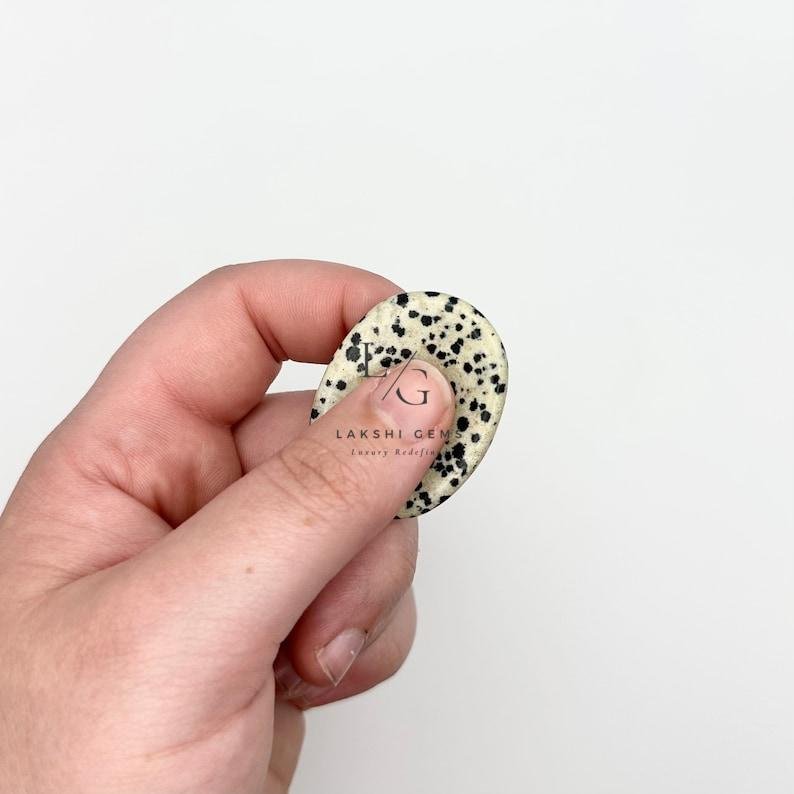 Dalmatian Jasper Worry Stone - Image 2