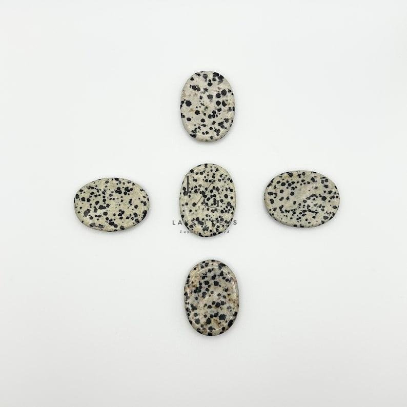 Dalmatian Jasper Worry Stone - Image 4