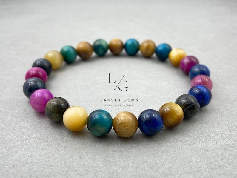 Multi Tiger Eye Bracelet 8mm