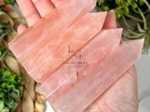 Rose Quartz Pencil Tower Point