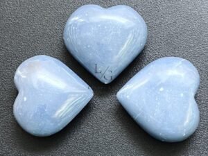 Angelite Healing Crystal Heart Ston