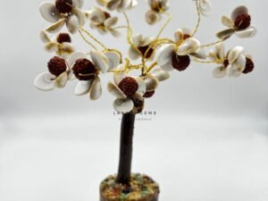 Five Mukhi Rudraksha Tree with Kaudi and Gomti Chakra