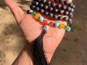 Hematite 7 Chakra Mala