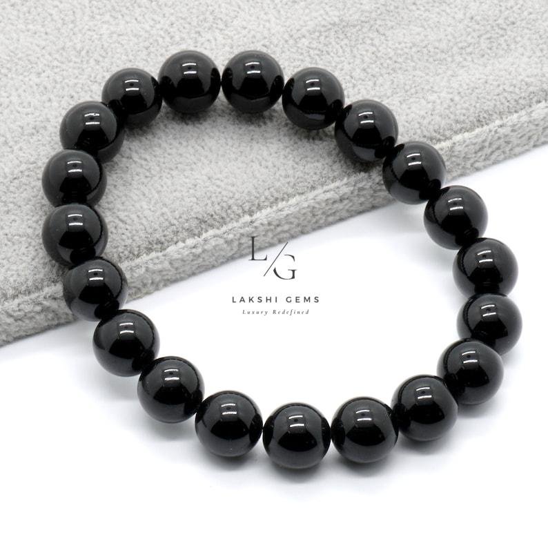 Black Tourmaline Bracelet 8mm - Image 2