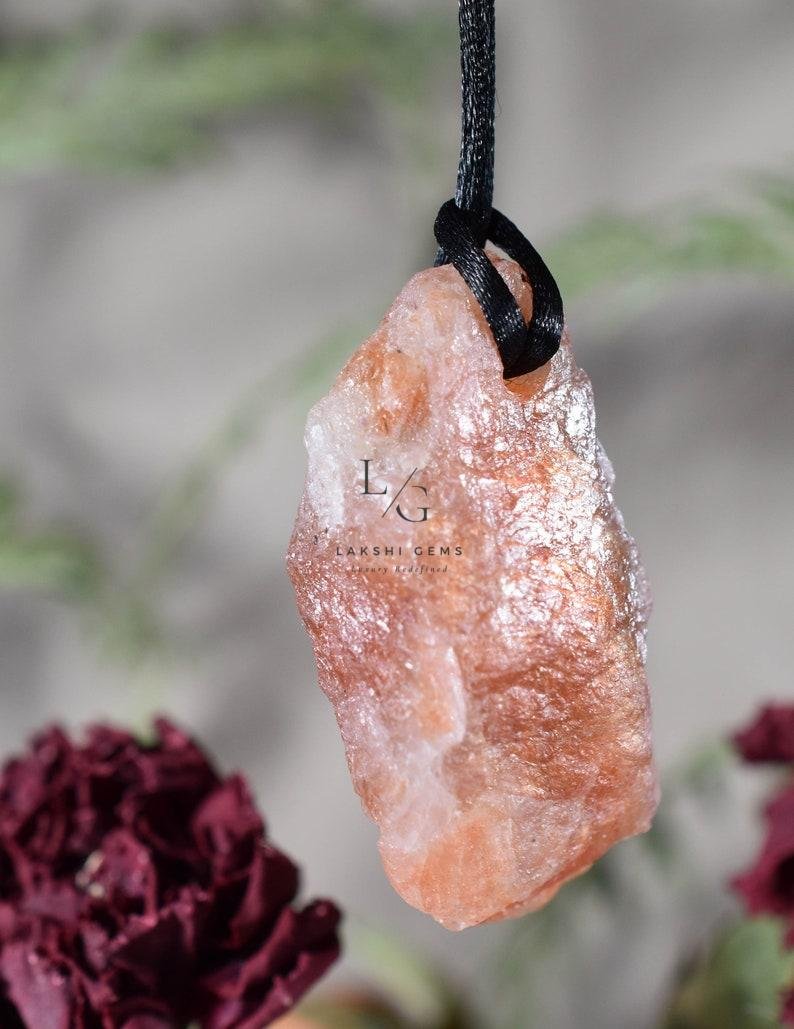 Sunstone Spiral Pendant - Image 3