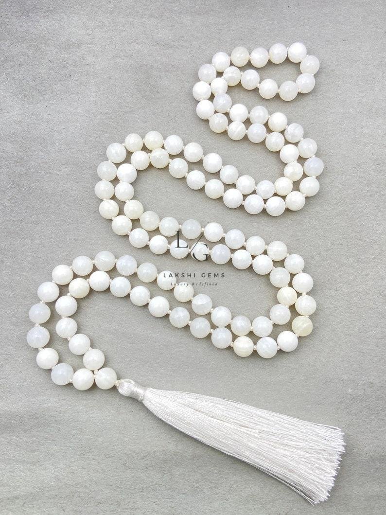 White Pearls Mala