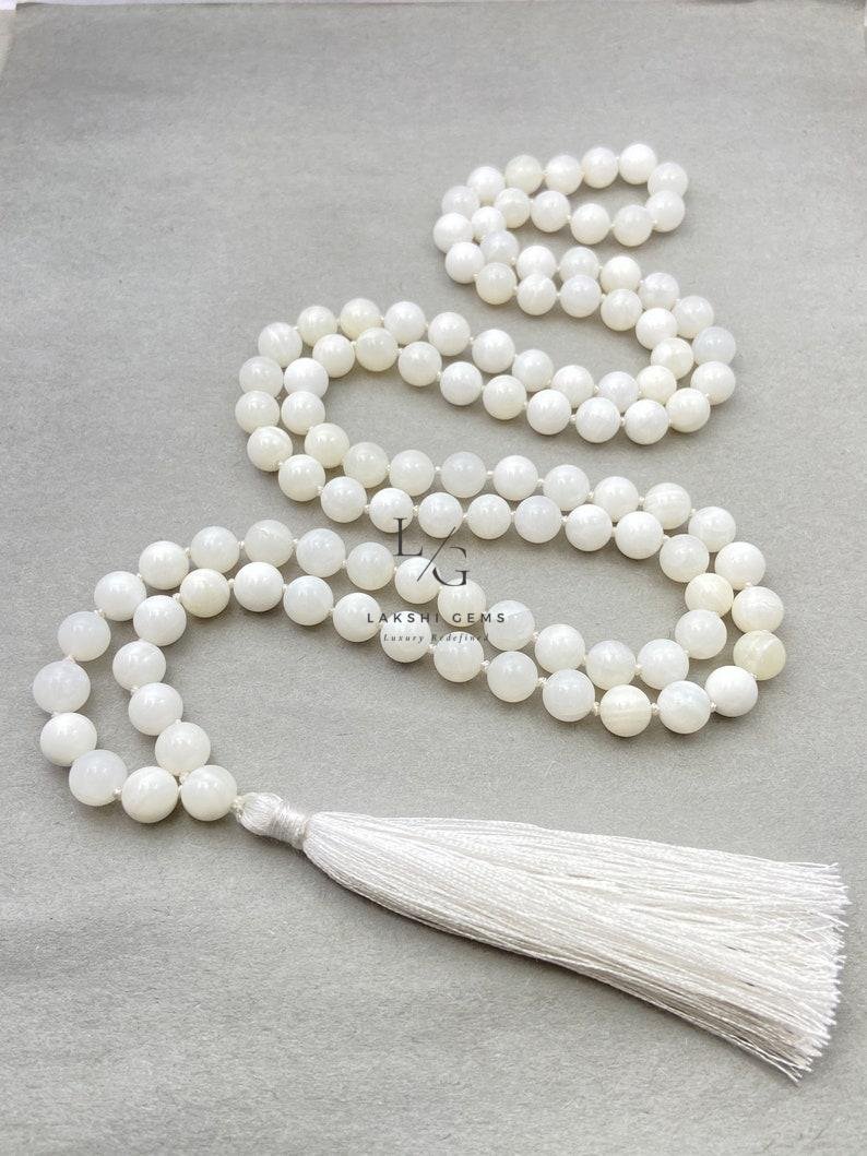 White Pearls Mala - Image 3