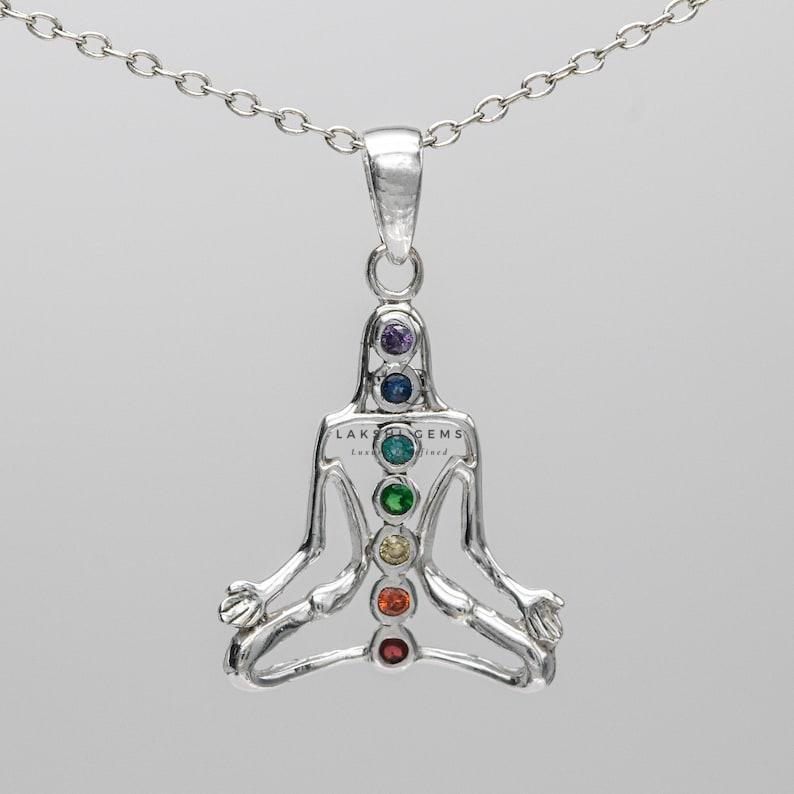 7 Chakra Buddha Pendant