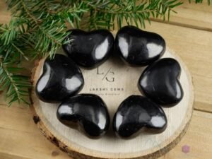 Shungite Healing Crystal Heart Stone