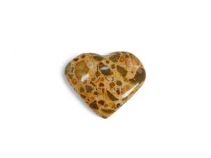 Spotted Jasper Healing Crystal Heart Stone