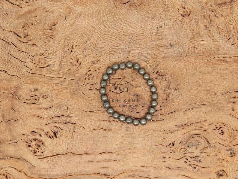 Pyrite Bracelet 8mm - Image 3
