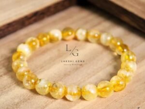 Yellow Citrine Bracelet 8mm