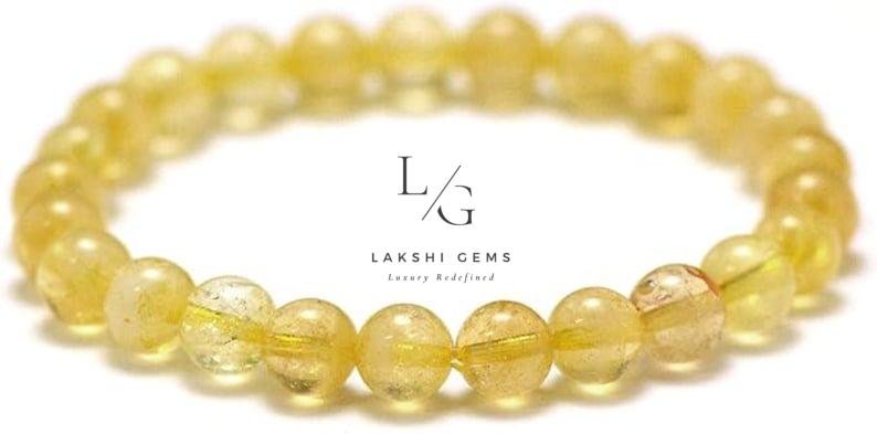 Yellow Citrine Bracelet 8mm - Image 2