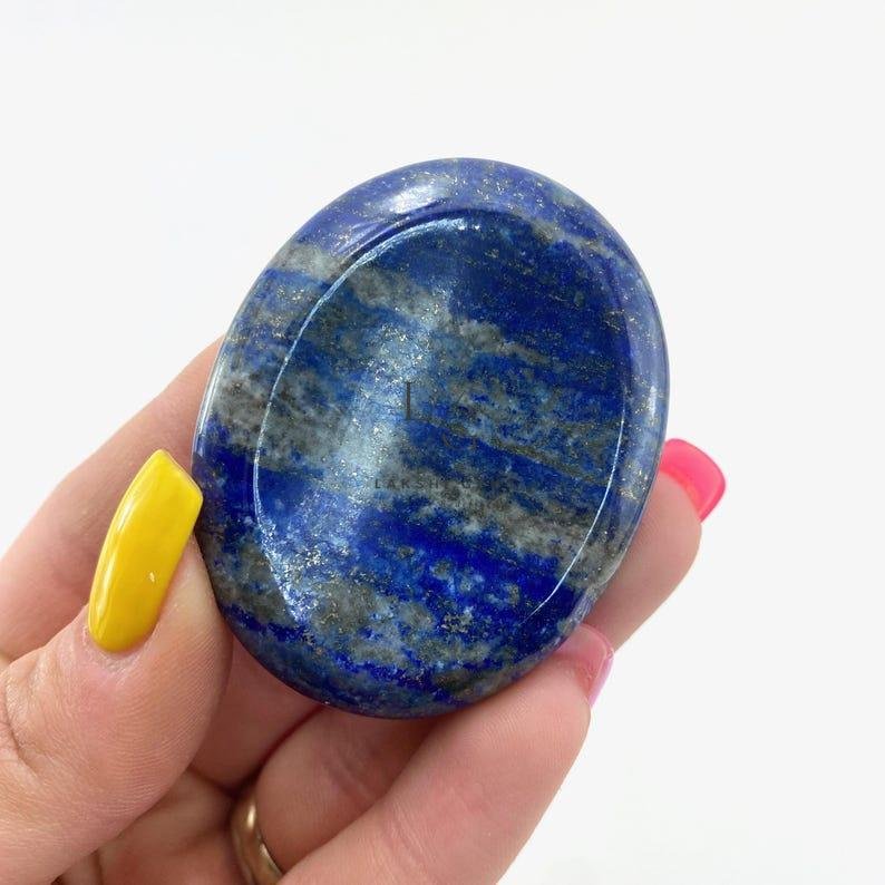 Lapis Lazuli Worry Stone - Image 2