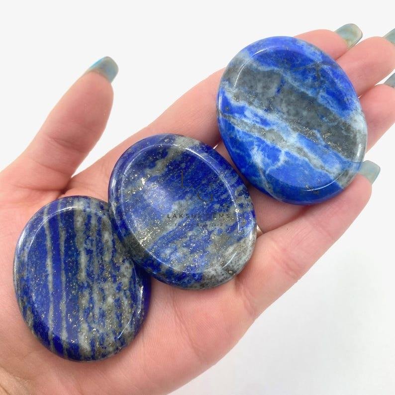 Lapis Lazuli Worry Stone - Image 4