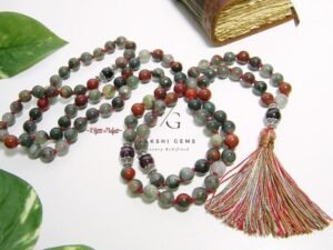 Blood Agate Mala