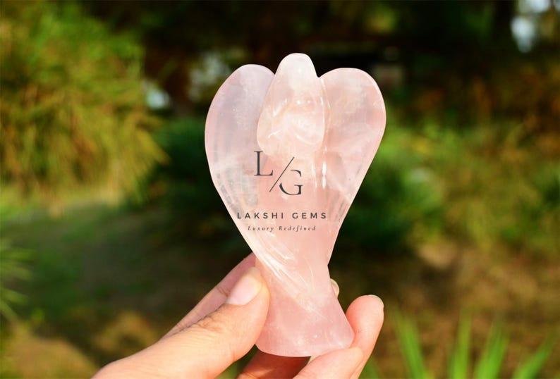 Rose Quartz Crystal Angel