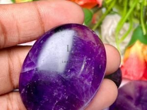 Amethyst Worry Stone