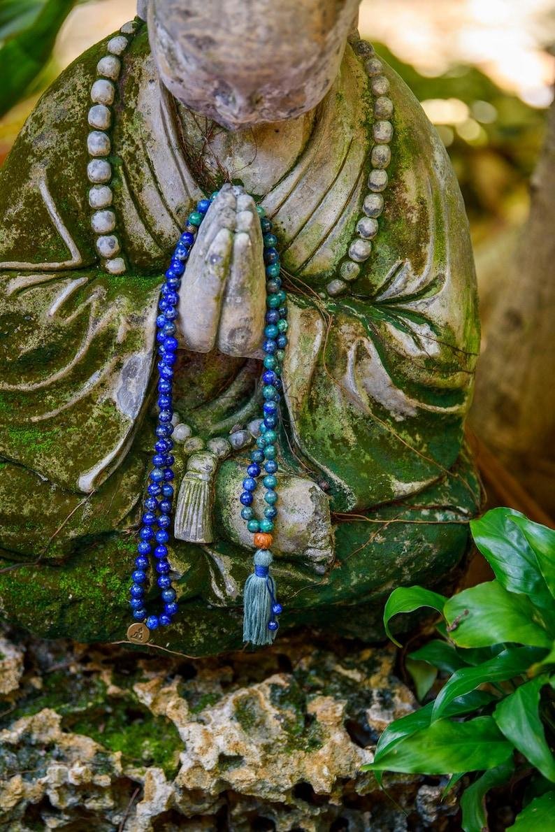 Lapis Lazuli 7 Chakra Mala - Image 7
