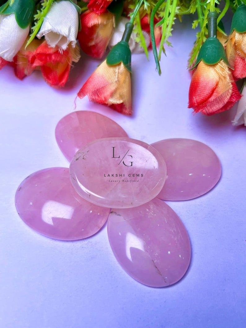 Rose Quartz Worry Stone - Image 4