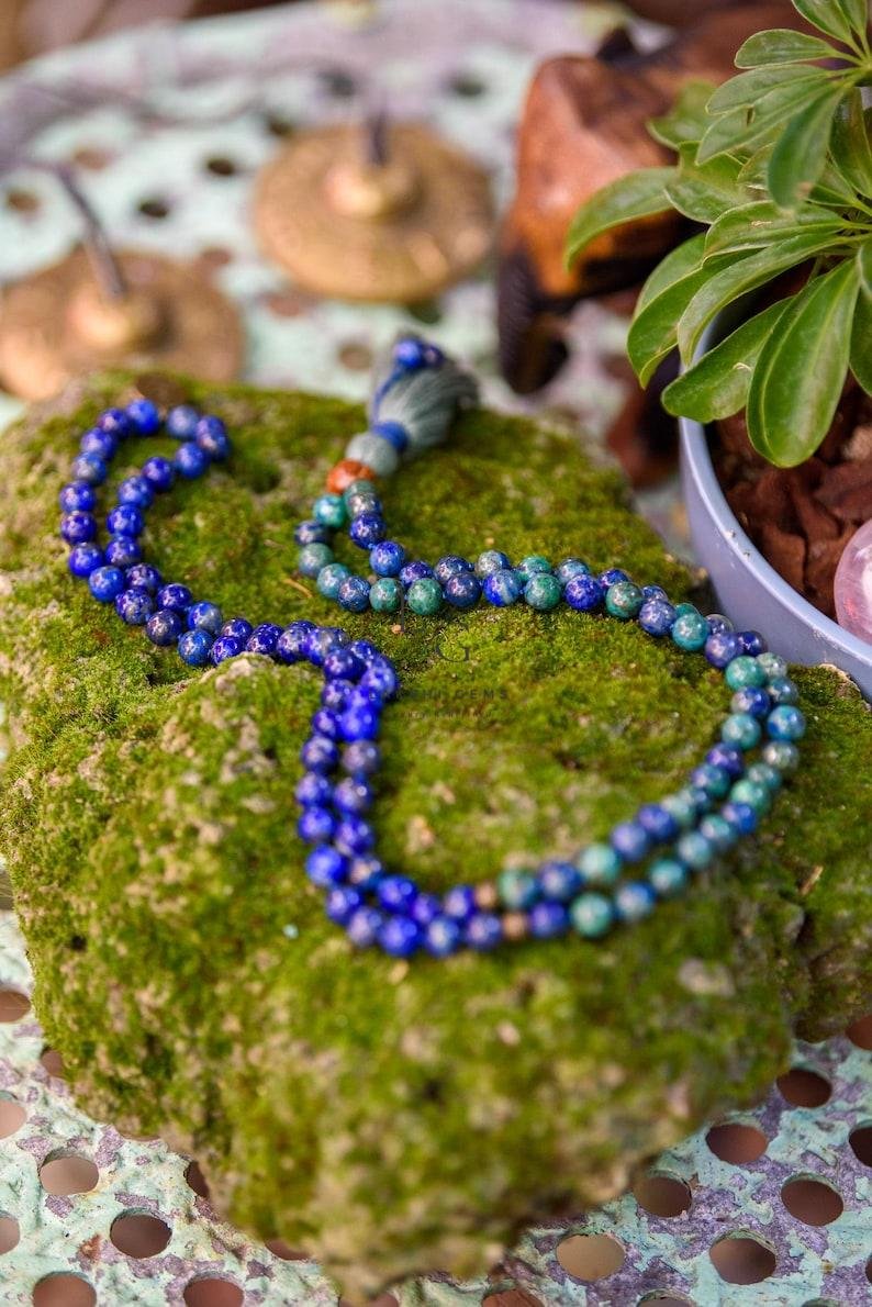 Lapis Lazuli 7 Chakra Mala