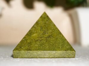 Vessonite Crystal Pyramid