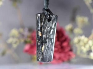 Larvikite Om Pencil Pendant