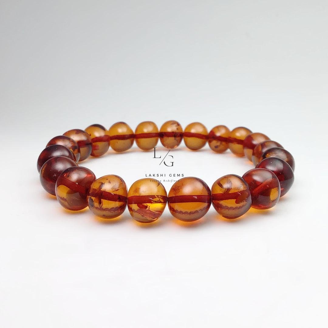 Natural Amber Premium Bracelet 8mm