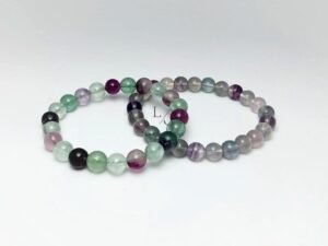 Multi Fluorite Bracelet 8mm