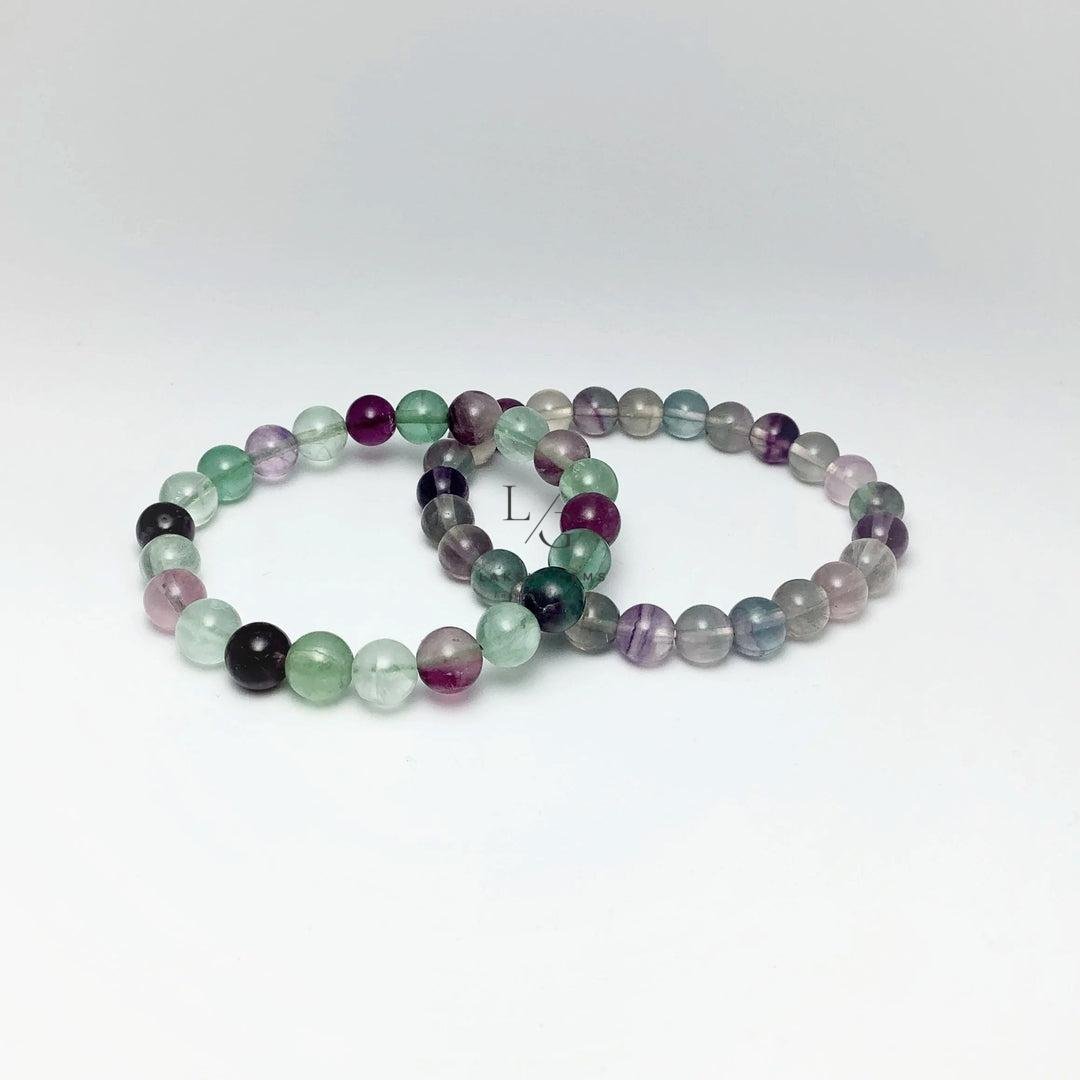 Multi Fluorite Bracelet 8mm