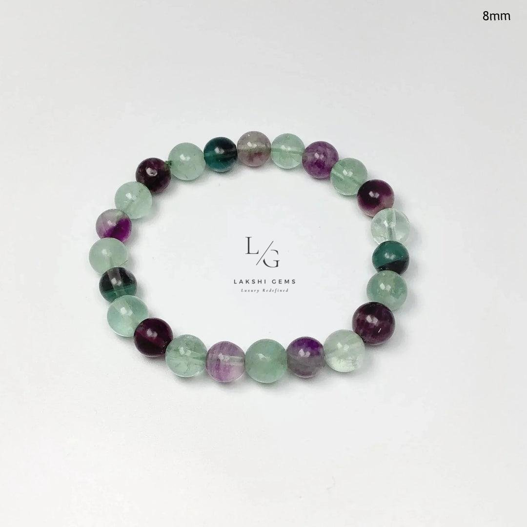 Multi Fluorite Bracelet 8mm - Image 5