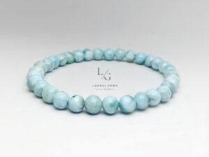 Larimar Beaded Bracelet 8mm