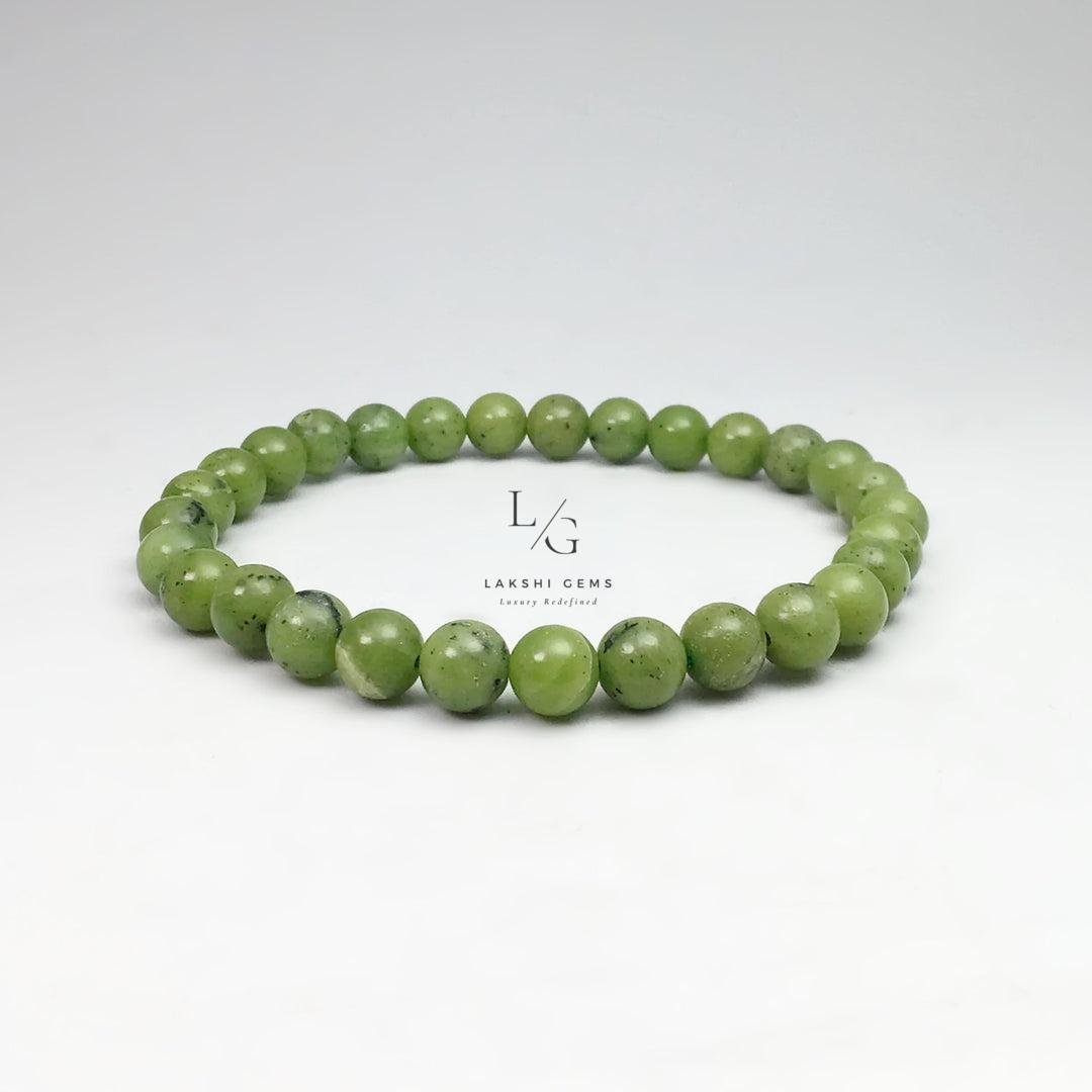 Green Jade Bracelet 8mm